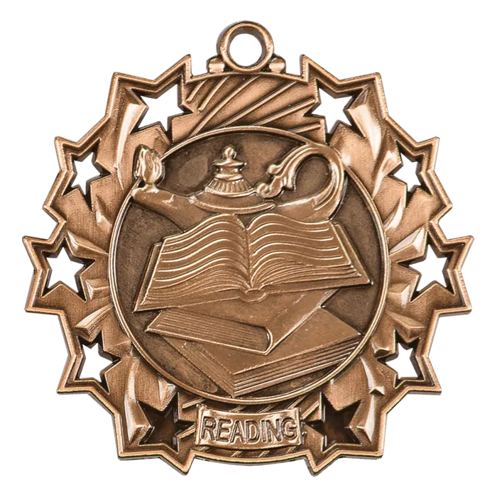 Reading Ten Star Medal-Bronze