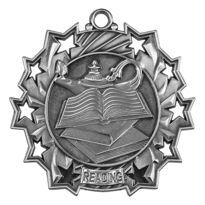 Reading Ten Star Medal-Silver