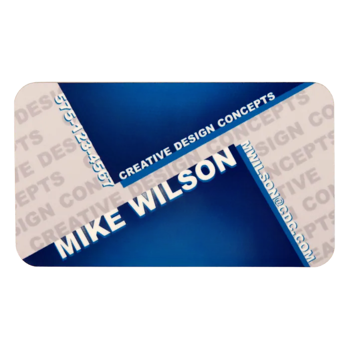 Matte Rectangle Plastic Name Badge