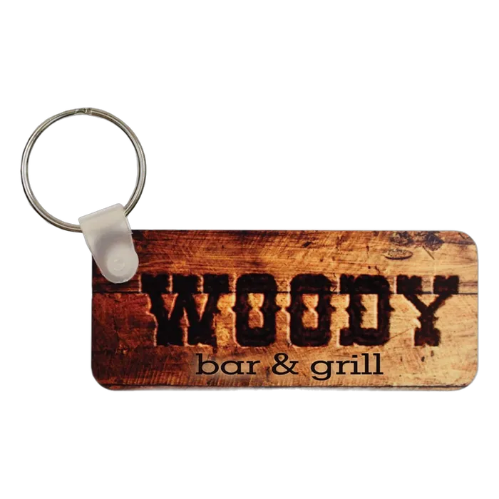 2-Sided Gloss Aluminum Keychain