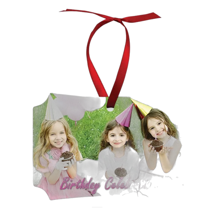 2-Sided Gloss Aluminum Berlin Ornament