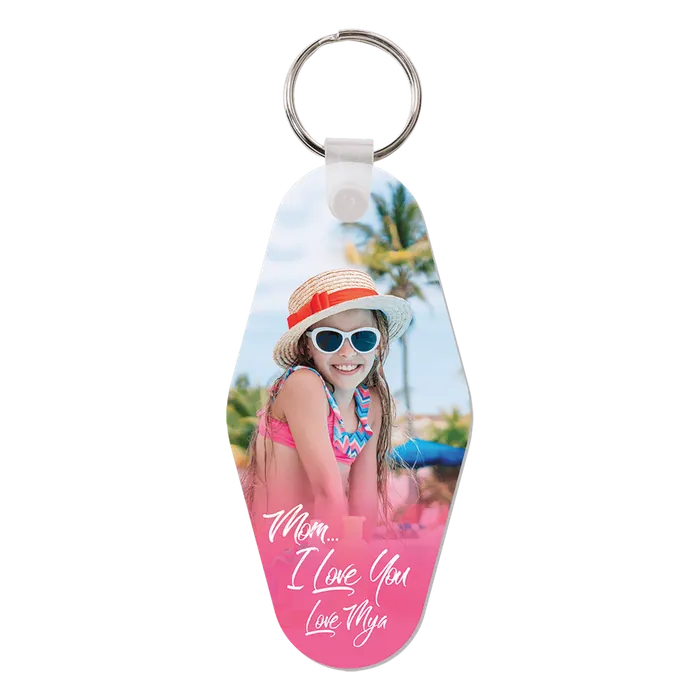 Vintage Hotel FRP Keychain