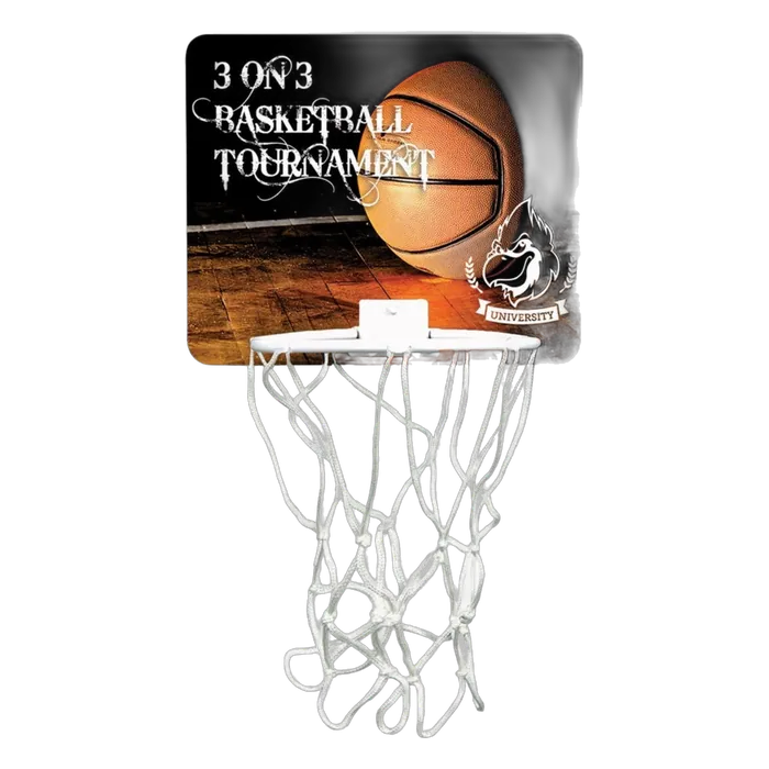 Gloss Hardboard Mini-Basketball Hoop