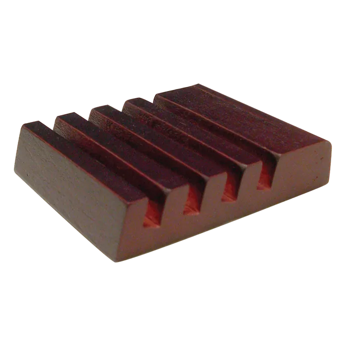 Mahogany Slotted Coaster Holder (Coasters Sold Separately)