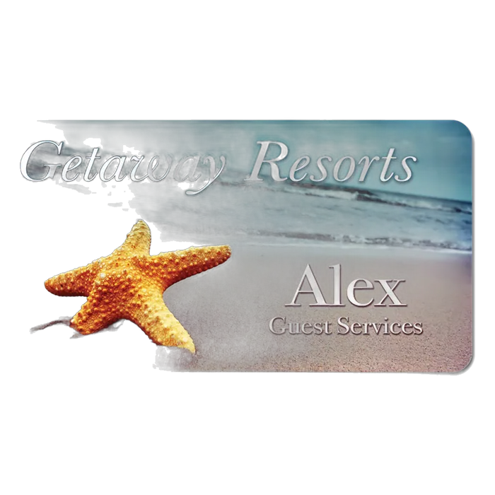 Gloss Rectangle FRP Name Badge
