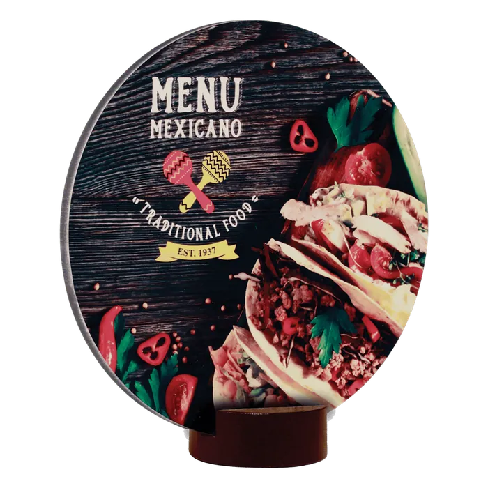 Full Color Round Streamline Award