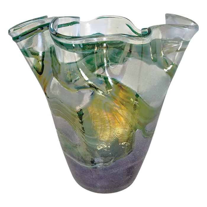 Art Glass Vase, 11 1/4"