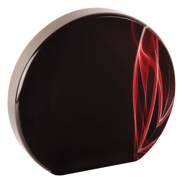 Small Red Round Vapor Acrylic