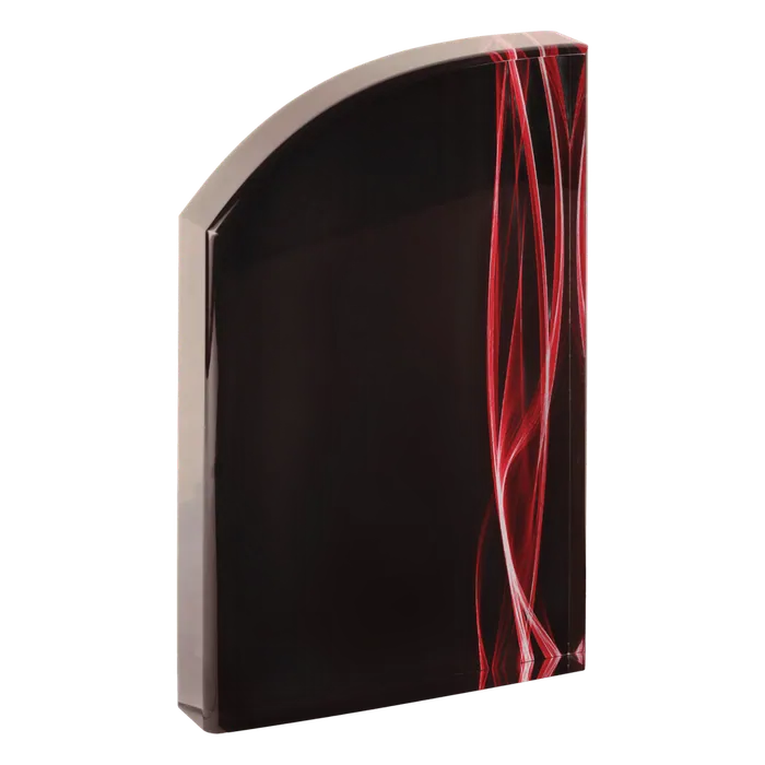 Large Red Wave Vapor Acrylic